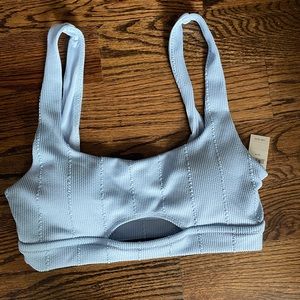 Light blue Aerie bikini top